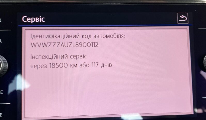 
								Вживанi 2019 Volkswagen Golf заповнено									