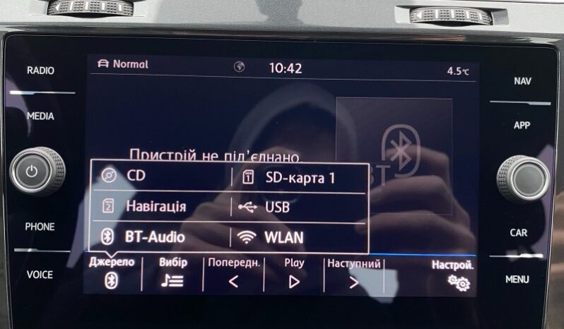 
								Вживанi 2020  Volkswagen Golf заповнено									