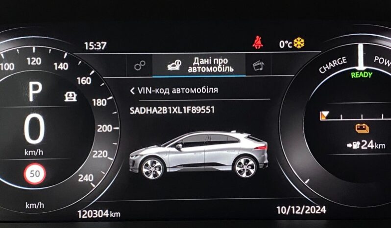 
								Вживанi 2020  Jaguar I-Pace заповнено									